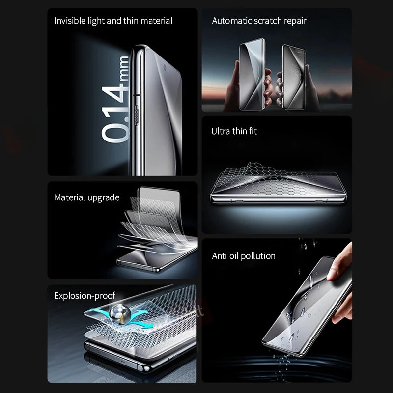 2-4Pcs Full Curved Hydrogel Fi - Vivo X200 评论和价格