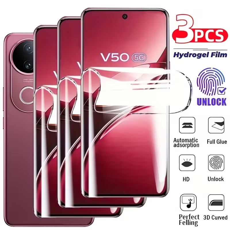 3Pcs Hydrogel Film For Vivo V2 - Vivo X200 评论和价格